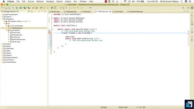 62 Interface As Object Reference Variable смотреть онлайн
