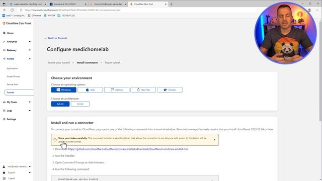 Remote Zugriff auf das Heimnetzwerk mit Cloudflare Tunnel смотреть онлайн