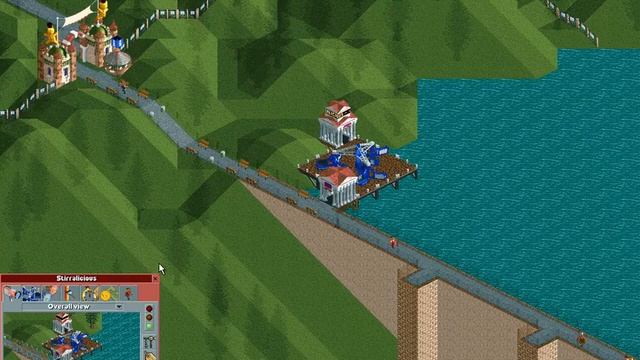Rollercoaster Tycoon Corkscrew Follies #114 (Butterfly Dam: A hilly challenge) смотреть онлайн