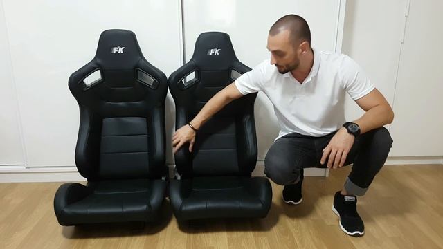 Scaune sport reglabile tip R32 sau OPC din piele ecologica смотреть онлайн
