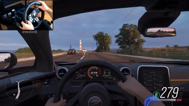 McLaren Senna - Forza Horizon 4 | Logitech g29 (steering wheel + paddle shifter) gameplay смотреть онлайн