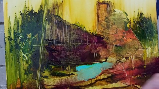 МАСЛЯНАЯ ЖИВОПИСЬ ДЛЯ НАЧИНАЮЩИХ. Как писать маслом/мастихином. ЖИВОПИСЬ МАСТИХИНОМ ... смотреть онлайн