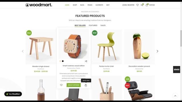 Woodmart - универсальная и мощная тема для интернет магазинов