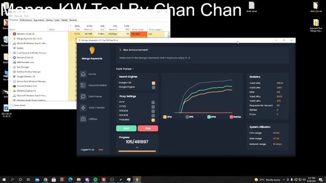 Mango KW Tool By Chan Chan vs Dork R By CatV | Google Api Parsing Until Ip Ban смотреть онлайн