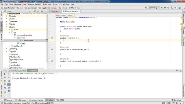 libGDX Java Game Development - Multiple Screen with Game & Screen Class смотреть онлайн