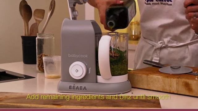 Beaba Babycook Recipe - Walnut Pesto - Direct2Mum смотреть онлайн