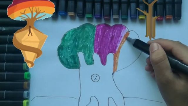 Drawing for children tree wood | Как можно нарисовать дерево смотреть онлайн