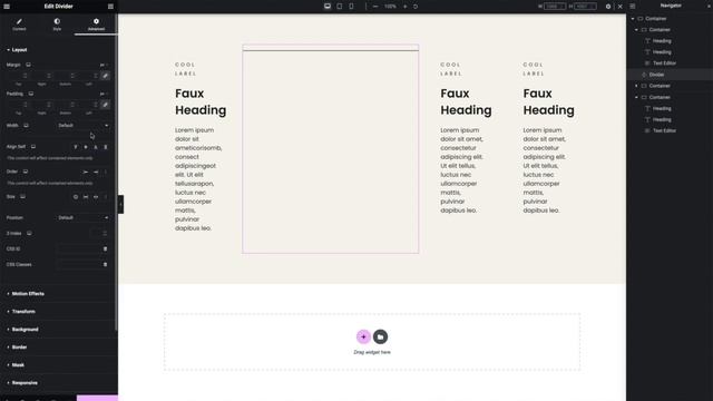 How to Create "Sneaky" Vertical Dividers in Elementor with No CSS or Border Styles смотреть онлайн