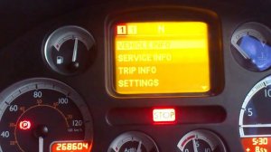 Oil level check on the old daf