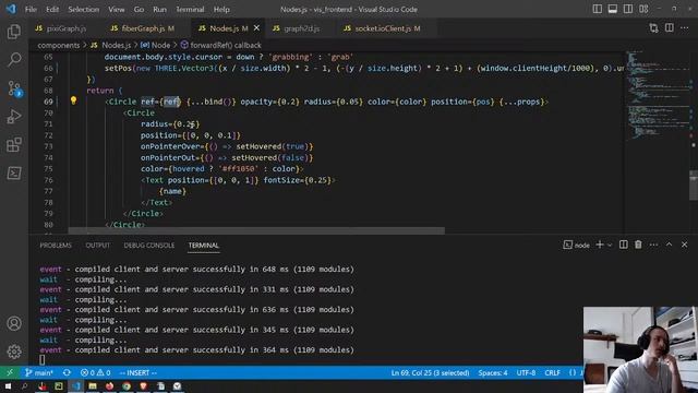 Buildspace N&W S3 | Studying Three JS and React Three Fiber | part 10 смотреть онлайн