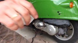 Honda Giorno замена масла в редукторе