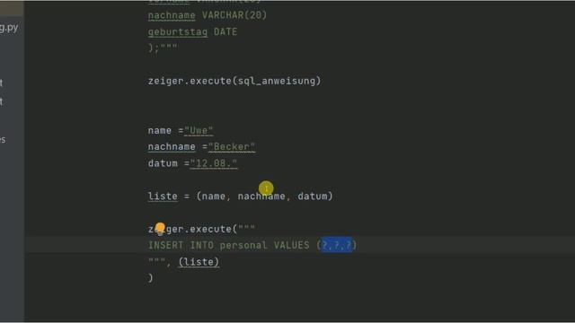 Python | SQLite, Datensätze mit Liste einfügen I смотреть онлайн