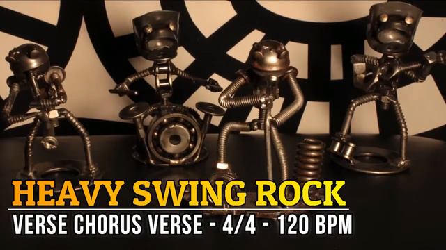 120 BPM - Heavy Rock Swing - 4/4 Drum Track - Metronome - Drum Beat смотреть онлайн