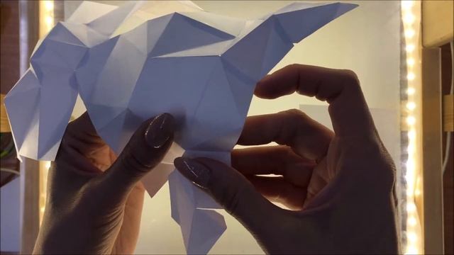 МК Маска кошки в технике PaperCraft смотреть онлайн