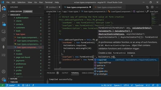 Angular 10 Tutorial #64 - Reactive Forms Validations | Angular 10 Tutorial For Beginners смотреть онлайн