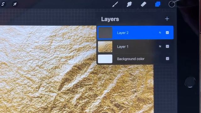 Create Gold Foil Brush Strokes In Procreate for iPad смотреть онлайн