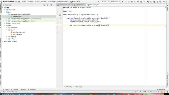 Recycler View in Kotlin | Android App Development | In Hindi | Part 1 смотреть онлайн