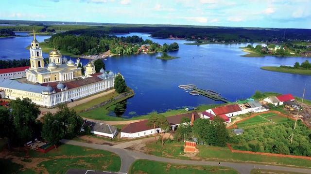 Селигер. Нило-столобенская пустынь. Светлица. DJI Mavic смотреть онлайн