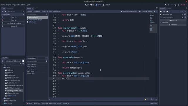 Parte 15 Tutorial Godot Game Engine - Endless Runner - Utilizando JSON смотреть онлайн