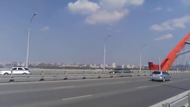 Новосибирск. Новый мост. смотреть онлайн