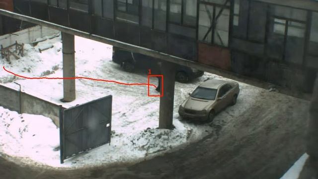 Сопровождение цели с препятствиями на переднем плане смотреть онлайн