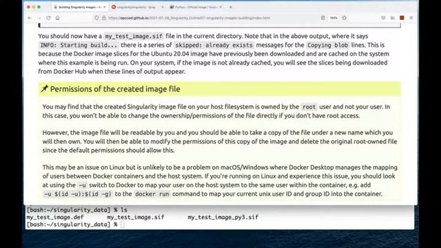 ARCHER2: Reproducible computational environments using containers - Intro to Docker & Singularity 4 смотреть онлайн