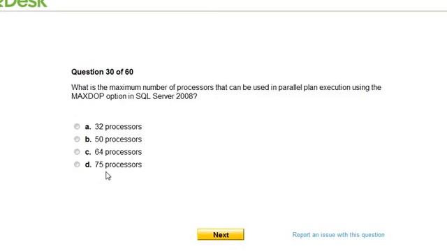 odesk Knowledge of SQL Server 2008 Skills Test смотреть онлайн