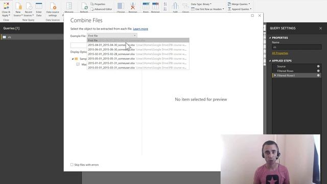 4.1 Извлечение данных из нескольких XLSX файлов в папке — Курс «Power Bi для интернет-маркетинга» смотреть онлайн