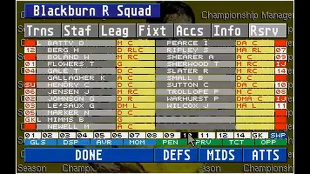 Championship Manager 1993/94 [Amiga] - Tedious Retro Gamer смотреть онлайн