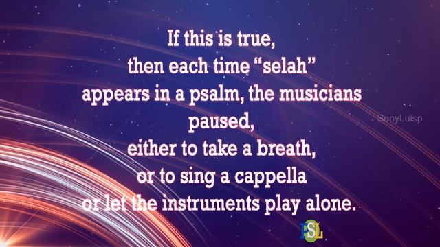 What is meant by "Selah" in the Bible ?? смотреть онлайн
