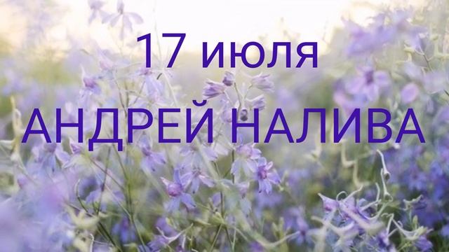 САМАЯ КРАСИВАЯ МУЗЫКАЛЬНАЯ ОТКРЫТКА ПОЗДРАВЛЕНИЕ 17 ИЮЛЯ АНДРЕЙ НАЛИВА смотреть онлайн