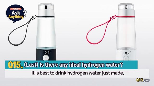 [iQ7 Hydrogen Generator Q&A Section] Q15.(Last) Is there any ideal hydrogen water? смотреть онлайн