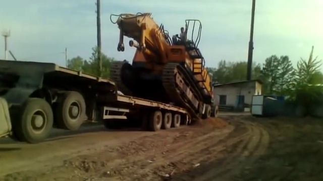 коматсу PC 650 лезет на трал смотреть онлайн