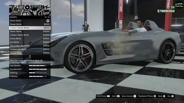 GTA 5 - DLC Vehicle Customization - Benefactor SM722 (Mercedes SLR Stirling Moss) смотреть онлайн