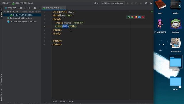 How to make a HTML file in PyCharm | Neerjanshi смотреть онлайн