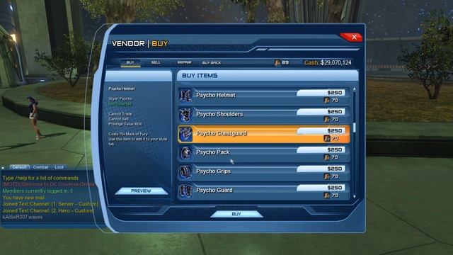 DCUO - New Rare Style Vendor Items [Game Update 40] смотреть онлайн