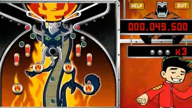 American Dragon Jake Long: Jake's Inferno Pinball Gameplay смотреть онлайн