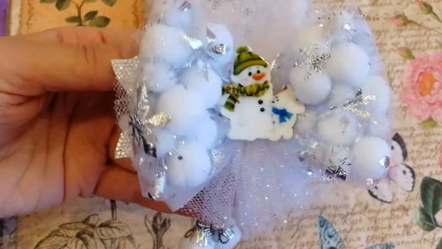 Снежные новогодние бантики)) смотреть онлайн