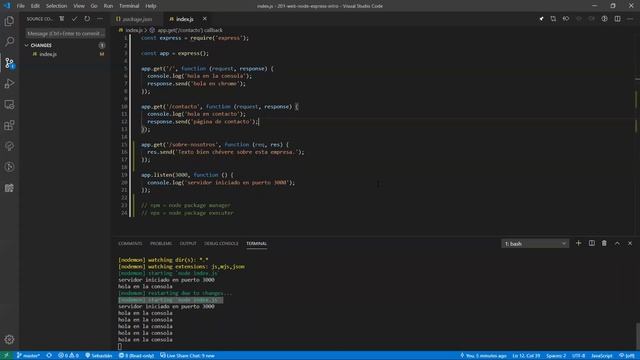201 - Web - Node intro ExpressJS - Parte 2 смотреть онлайн