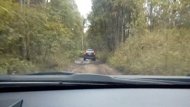 Mitsubishi Outlander XL на бездорожье