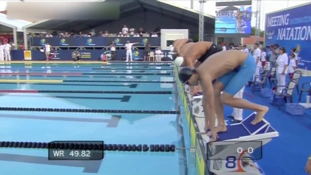 Коновалов благодаря хорошим выходам побеждает на 100 метровке в Каннах смотреть онлайн