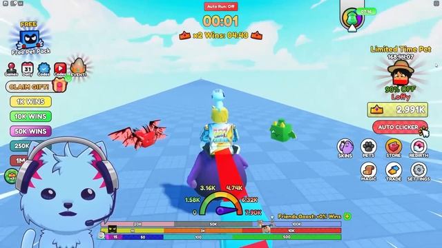 Becoming The Fastest In Roblox Grimace Shake Race Clicker смотреть онлайн