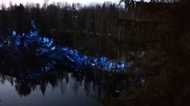 Рускеала. Мраморный каньон. Иллюминация смотреть онлайн