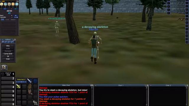 Classic EverQuest Project1999 Half Elf Bard Let's Play Part 2 смотреть онлайн