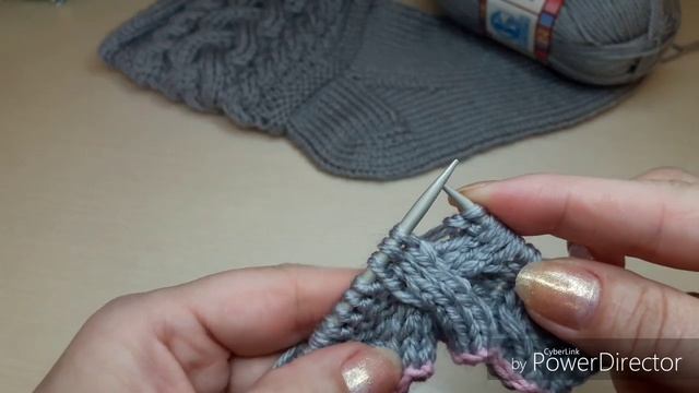 Вяжем домашние носки спицами. МК. Легко и просто..#вязание смотреть онлайн