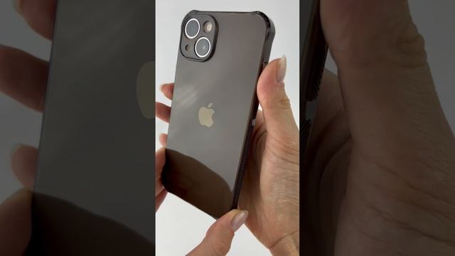 Чехол на iPhone 13 черный - прозрачный. Обзор смотреть онлайн