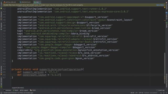 Refactoring Gradle dependencies into functions смотреть онлайн