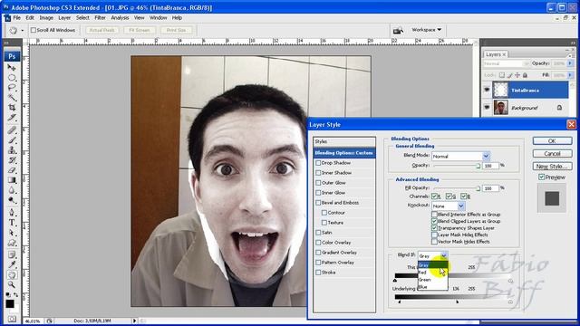 Tutorial Photoshop CS 3 - Maquiagem Palhaço - 01/08 - Tinta Branca смотреть онлайн