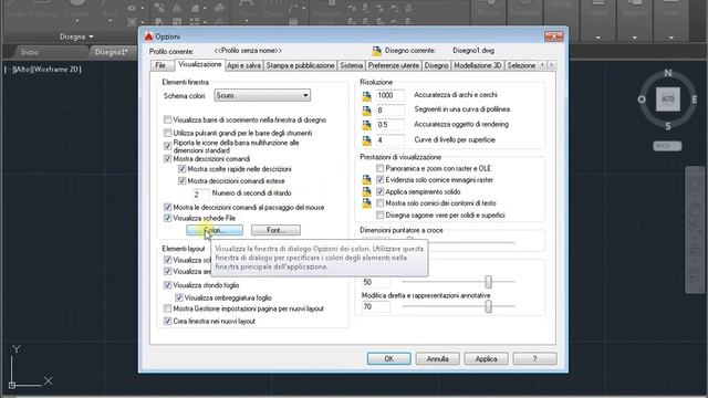 Cambiare il colore di sfondo di AutoCAD смотреть онлайн