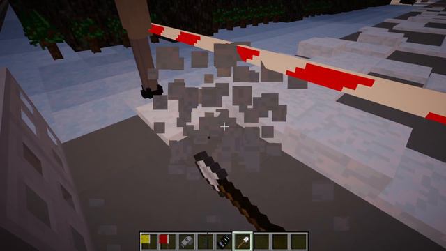 Зимний дежурный! Работаю дежурным по переезду в Minecraft